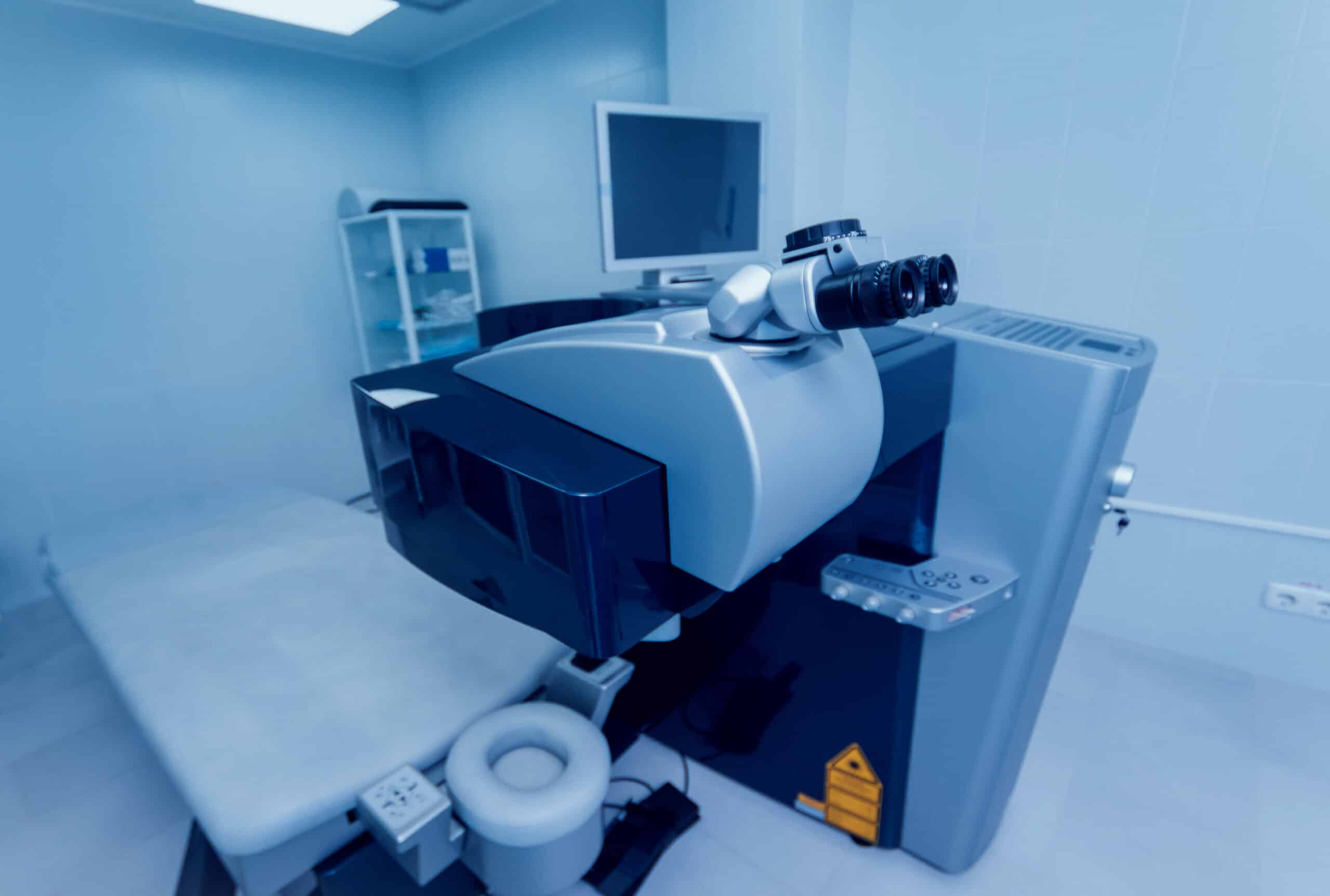 Ophthalmic,Laser,System,In,Eye,Surgery,Clinic.,Laser,Treatmnet,For